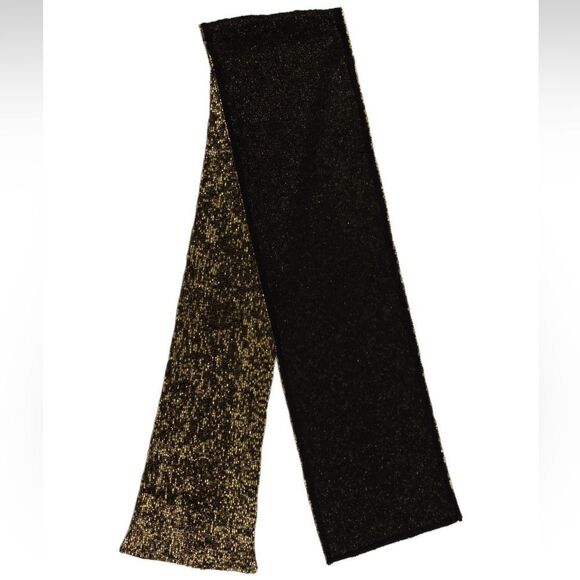 Ralph Lauren * Runway Collection Metallic Beaded Scarf - Picture 6 of 16